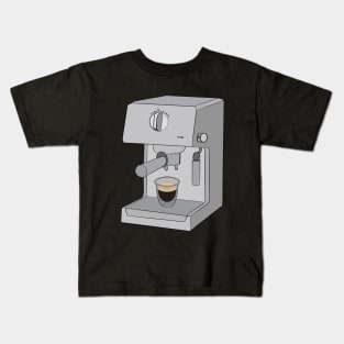 Espresso and Cappuccino Machine Kids T-Shirt